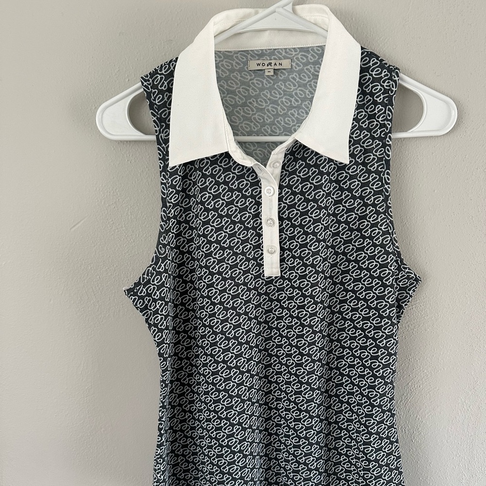 Malbon Sleeveless Golf Polo